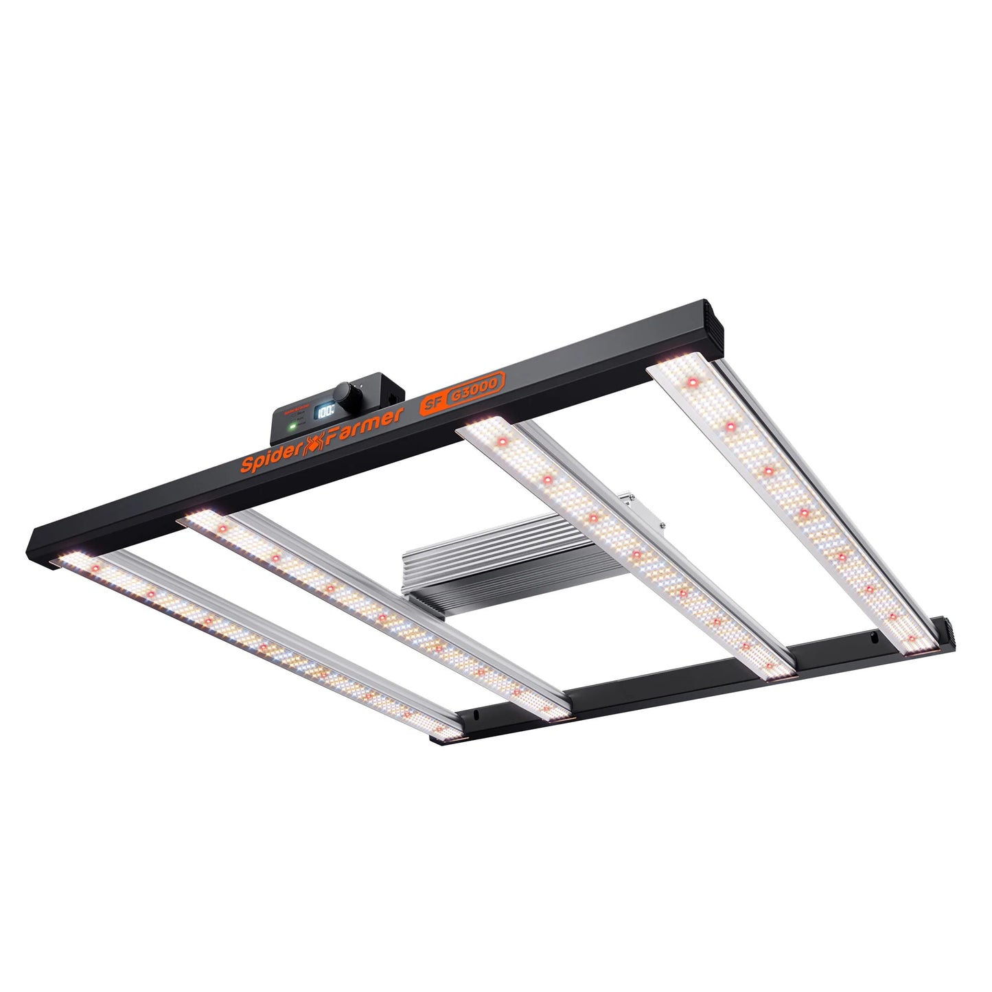 2025 Spider Farmer® G3000 300W WiFi & Bluetooth Lampe de culture LED contrôlée par l’application Spectre complet Dimmable Pflanzenlampe, pour tente de culture 60x60cm - 90x90cm SPIDER FARMER
