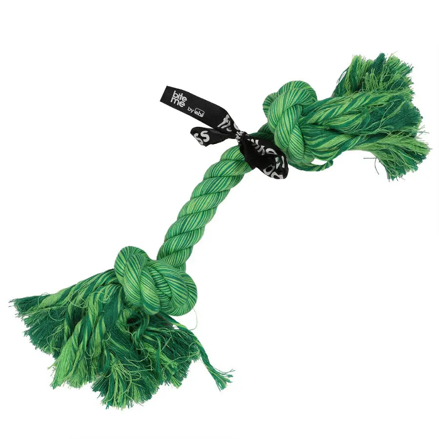 'do you even floss dawg' jeu corde 2 noeuds vert 30x7x5cm - BIRD SHOP ORNITHOLOGIE LUXEMBOURG