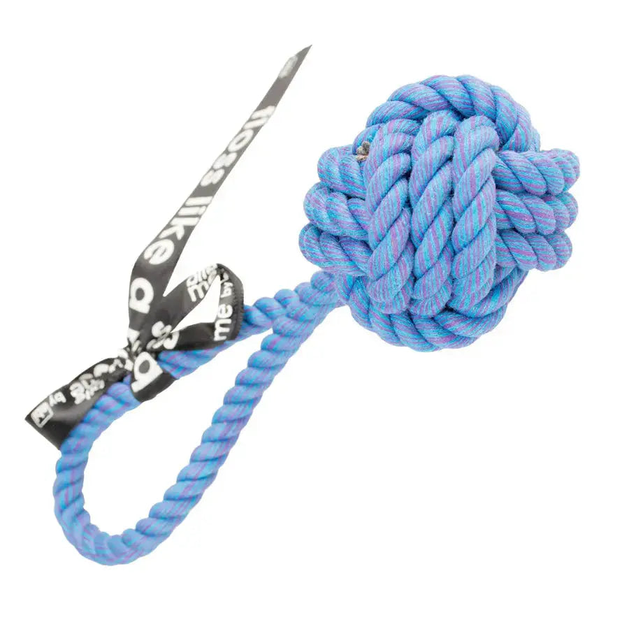 'are you knots' balle avec boucle bleu 20x6x6cm - BIRD SHOP ORNITHOLOGIE LUXEMBOURG