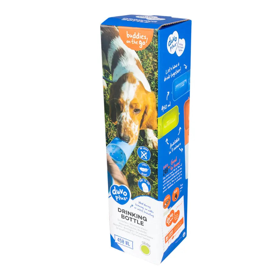 Bouteille d'eau vert 450ml - 28,5x6,5x6,5 - BIRD SHOP ORNITHOLOGIE LUXEMBOURG