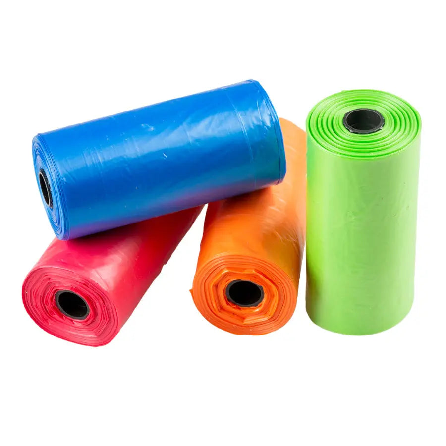 Sacs ramasse-crottes rainbow multicolore 4x - BIRD SHOP ORNITHOLOGIE LUXEMBOURG
