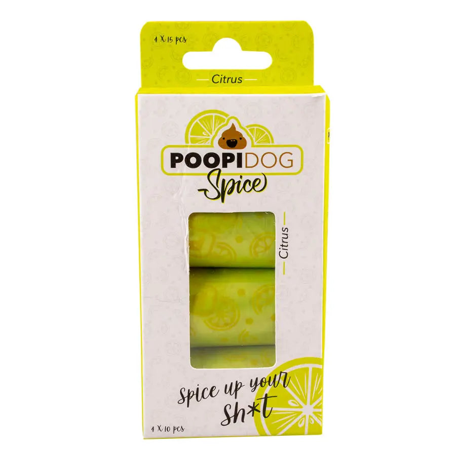 Sacs ramasse-crottes spice lime citron vert 4x - BIRD SHOP ORNITHOLOGIE LUXEMBOURG