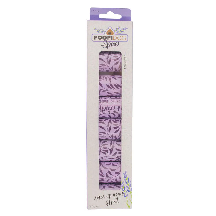 Sacs ramasse-crottes spice lavande mauve 8x - BIRD SHOP ORNITHOLOGIE LUXEMBOURG