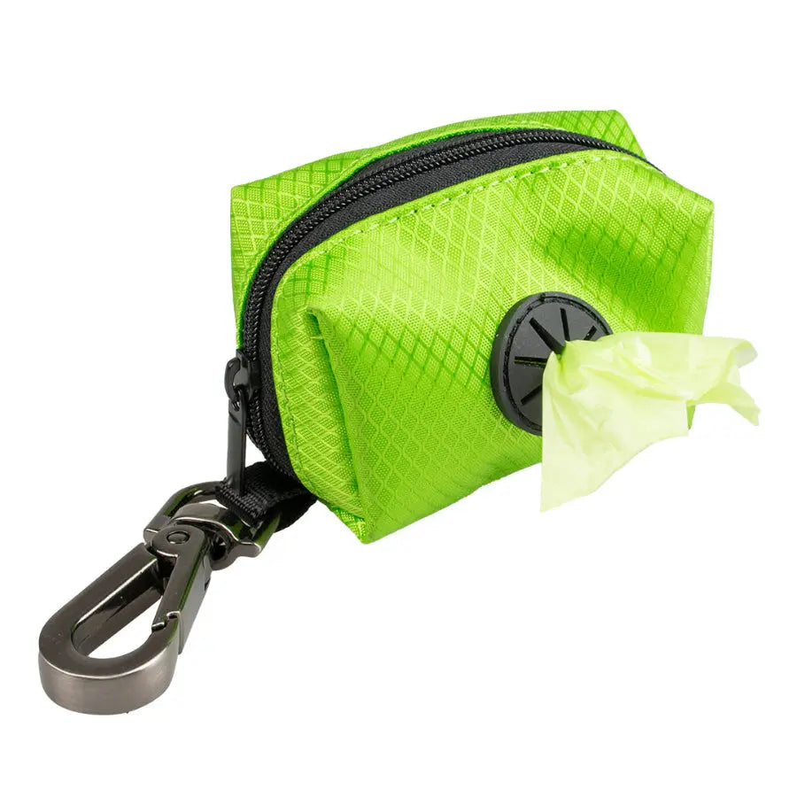 Distributeur sacs ramasse-crottes nylon vert - BIRD SHOP ORNITHOLOGIE LUXEMBOURG