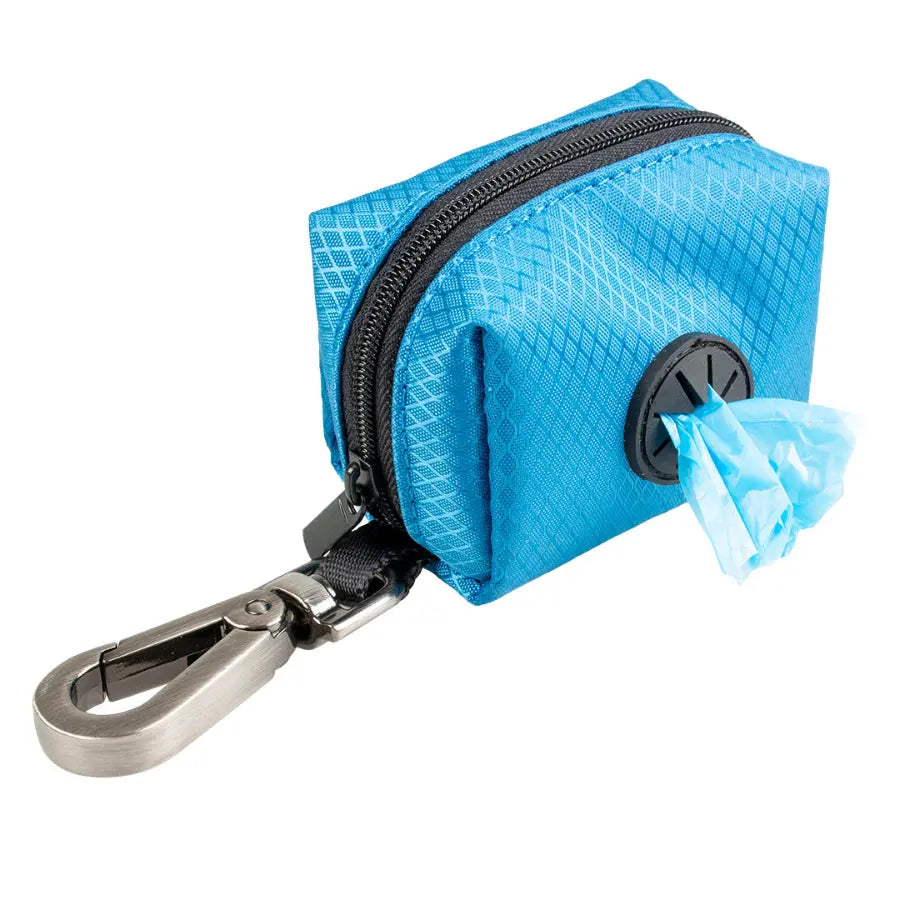 Distributeur sacs ramasse-crottes nylon bleu - BIRD SHOP ORNITHOLOGIE LUXEMBOURG