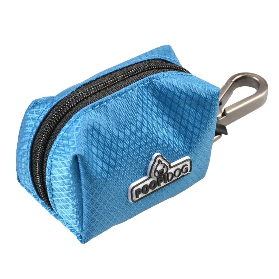 Distributeur sacs ramasse-crottes nylon bleu - BIRD SHOP ORNITHOLOGIE LUXEMBOURG