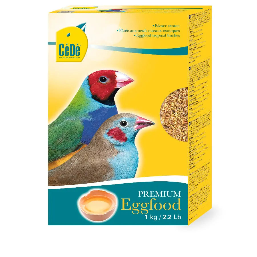 Cédé pâtée aux oeufs oiseaux exotiques 1KG - BIRD SHOP ORNITHOLOGIE LUXEMBOURG