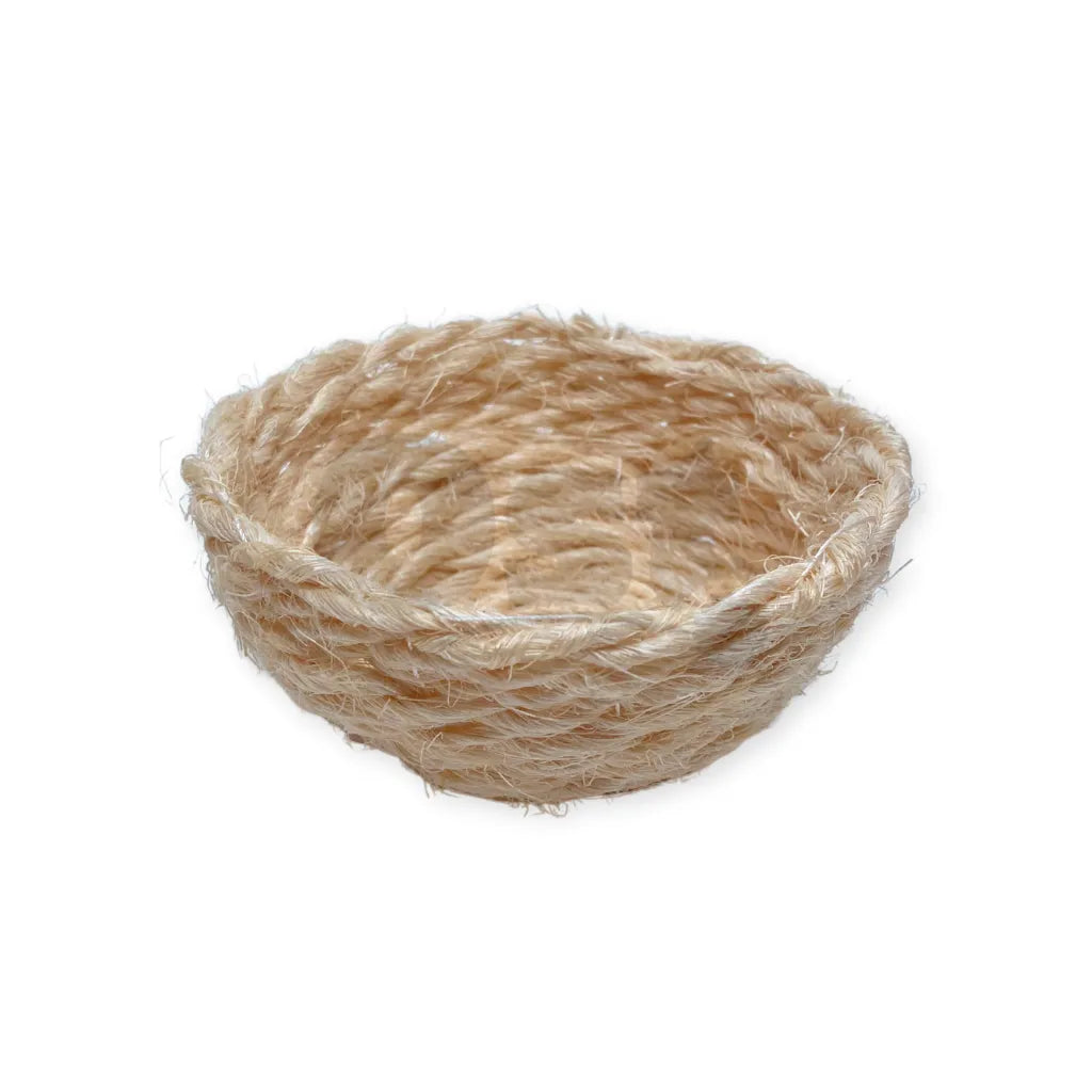 Garniture Nid en Sisal Naturel 12 cm – Fond de Nid pour Canaris & Exotiques OST
