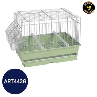 Cage De Transport Brooklyn Verte 27,5x17x20cm - 2GR - BIRD SHOP ORNITHOLOGIE LUXEMBOURG S.A.R.L-S