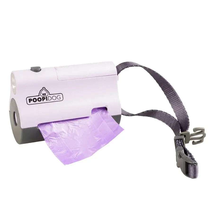 Distributeur sacs ramasse-crottes led mauve - BIRD SHOP ORNITHOLOGIE LUXEMBOURG S.A.R.L-S