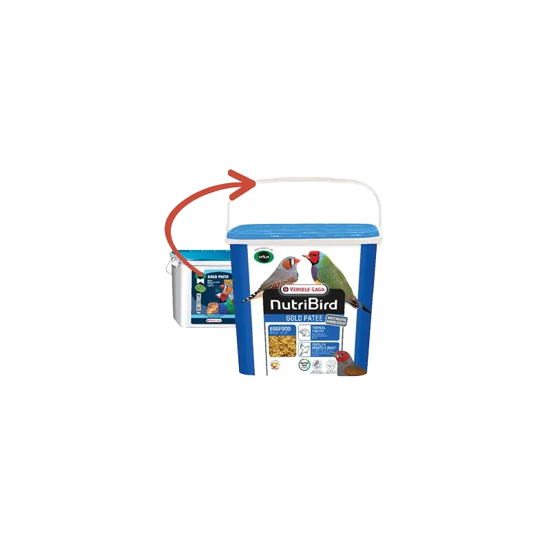 Gold Pâtée Humide Oiseaux Exotiques - 5kg - NutriBird Versele-Laga