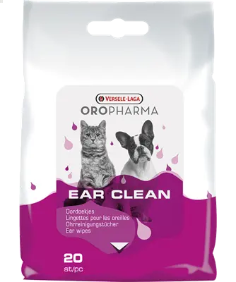 Oropharma Ear Clean 20 pièces - Lingettes humides pour les oreilles Versele-Laga