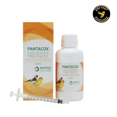 Flacon de 100 ml de PANTACOX pour traitement de la coccidiose chez les oiseaux de cage