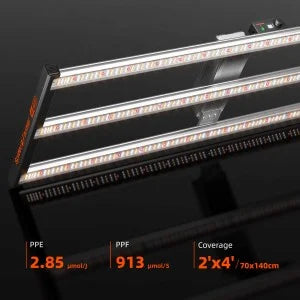 Spider Farmer SE4500 320W LED Grow Light Dimmable Samsung LM301H EVO Pflanzenlampe pour 70x140cm avec Bluetooth & WiFi Smart APP Control SPIDER FARMER