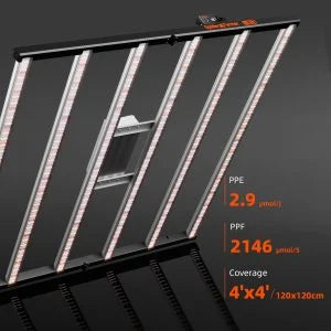 Spider Farmer SE7000 730W Led Grow Light Samsung LM301H EVO Horticulture Commercial Lampe avec Bluetooth & WiFi Smart APP Control SPIDER FARMER