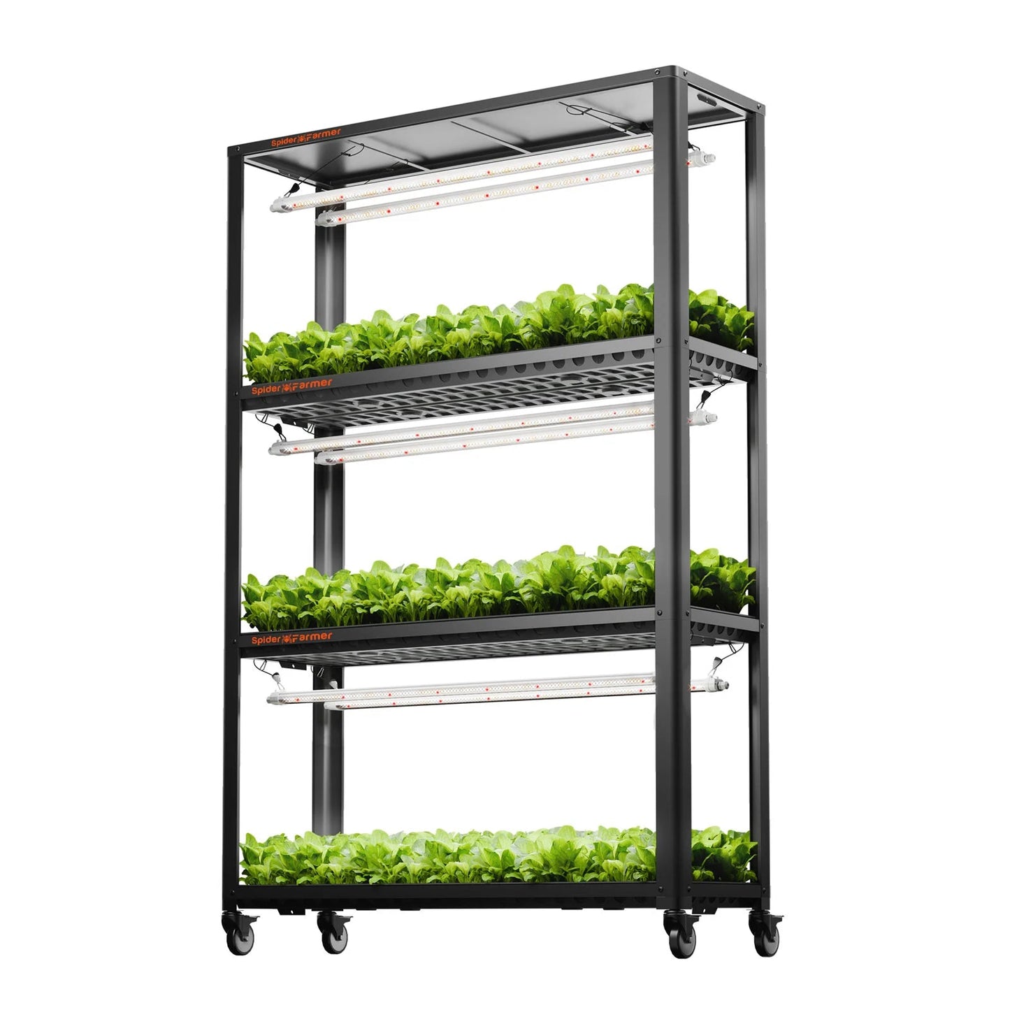 Spider Farmer® 3Bars Glow80 80W LED Grow Light And Metal Plant Stand with Plant Trays SPIDER FARMER