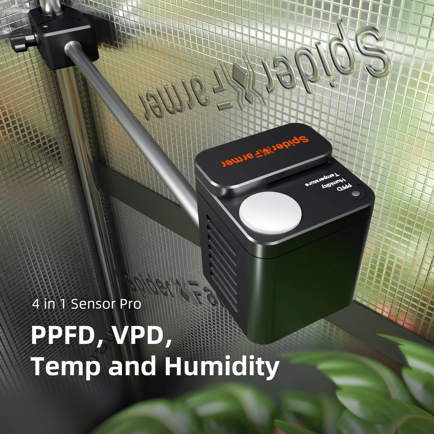 2025 Spider Farmer Genius Grow System SensorPro Set avec capteur CO₂ et compteur PAR - idéal pour optimiser les tentes et les salles de culture SPIDER FARMER