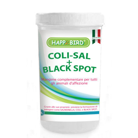 Coli-sal + Black spot 100g - Prévient contre la Salmonellose et le point noir HAPPYBIRD