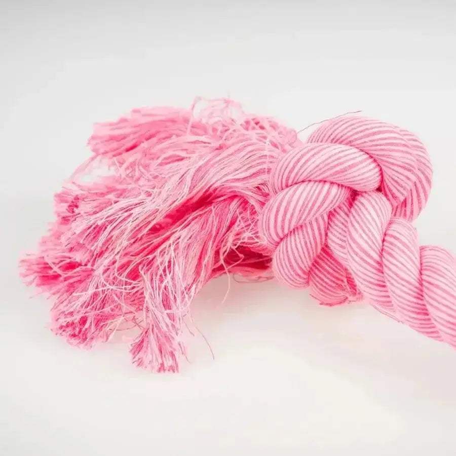 'do you even floss dawg' jeu corde 2 noeuds rose 30x7x5cm - BIRD SHOP ORNITHOLOGIE LUXEMBOURG S.A.R.L-S