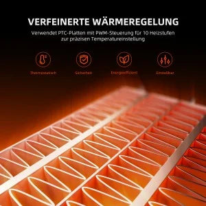 2025 Spider Farmer 540W Grow Tent Heater | Chauffage de tente de culture – Chauffage PTC intelligent, mode jour/nuit, minuterie 24H, chauffage sûr et efficace pour les plantes d’intérieur SPIDER FARMER