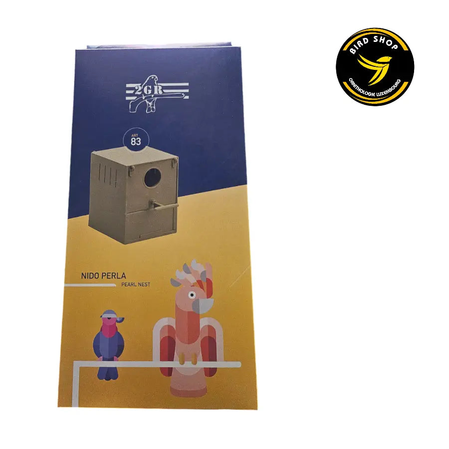 Nid Perle - 12 x 13 x 16h cm - 2GR - BIRD SHOP ORNITHOLOGIE LUXEMBOURG