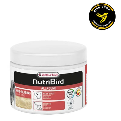 Allround - Elevage à la main pour toutes sortes d'oisillons 250gr - Nutribird - BIRD SHOP ORNITHOLOGIE LUXEMBOURG