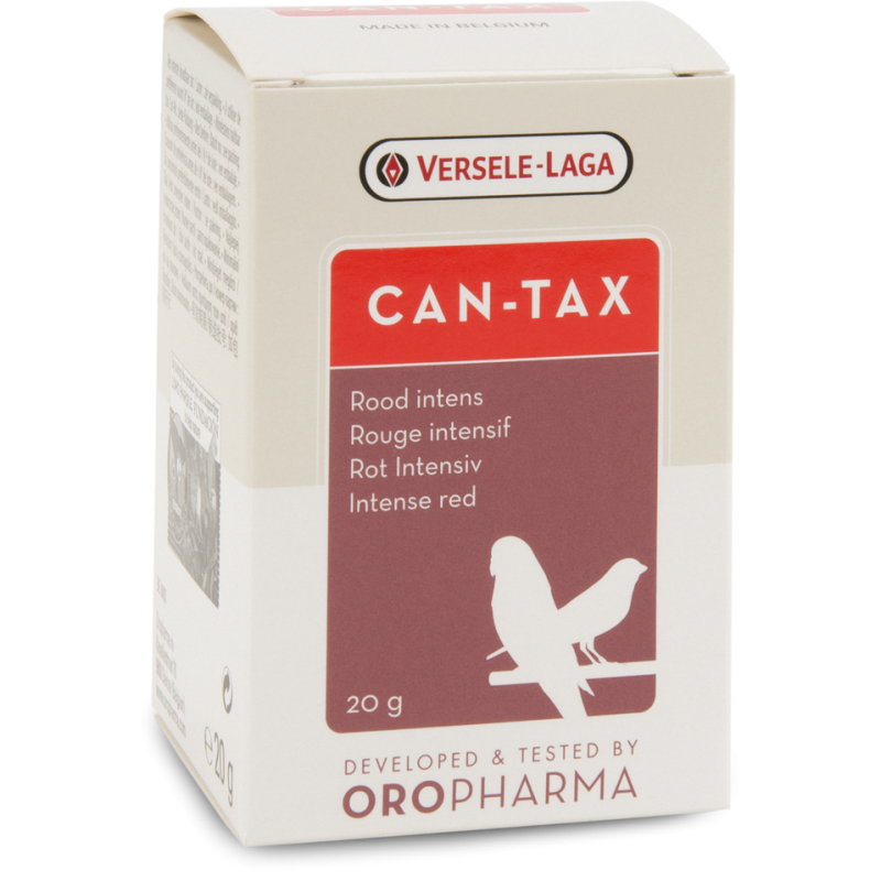 Oropharma Can-Tax 20gr - Colorant rouge à base de canthaxanthine - oiseaux Versele-Laga