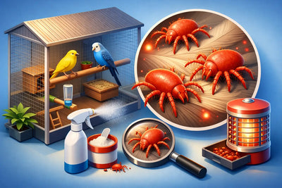 Prévenir parasites rouges en volière