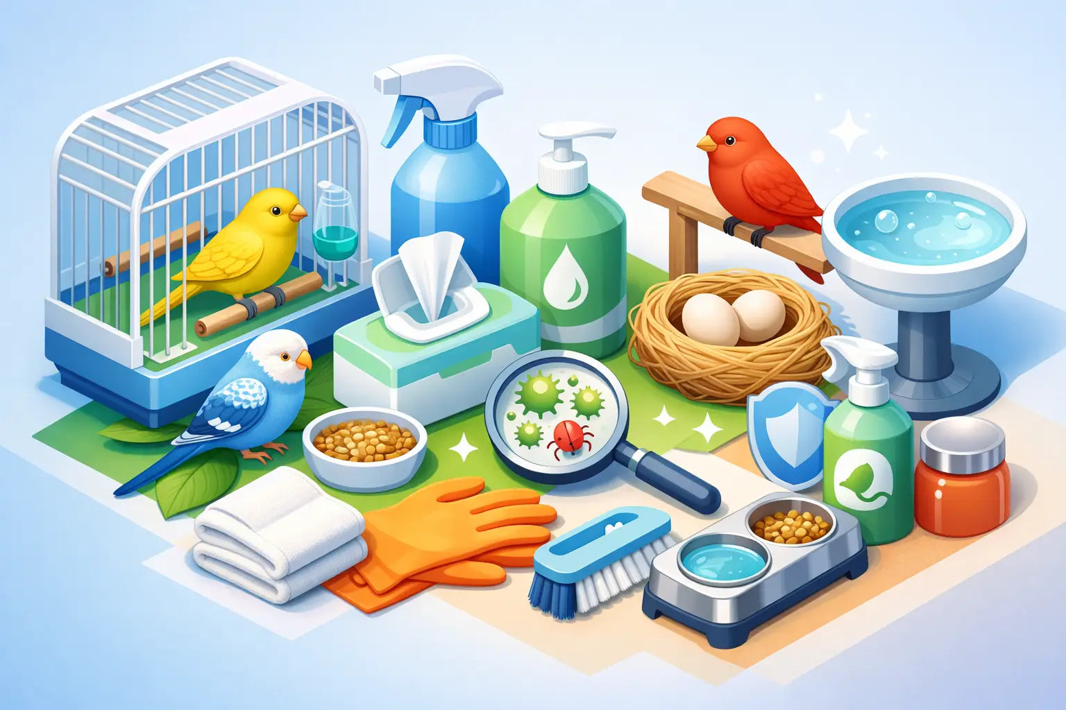 Guide hygiène élevage oiseaux et prévention