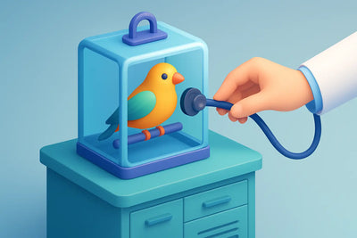 Cage hôpital: soigner un oiseau sans stress