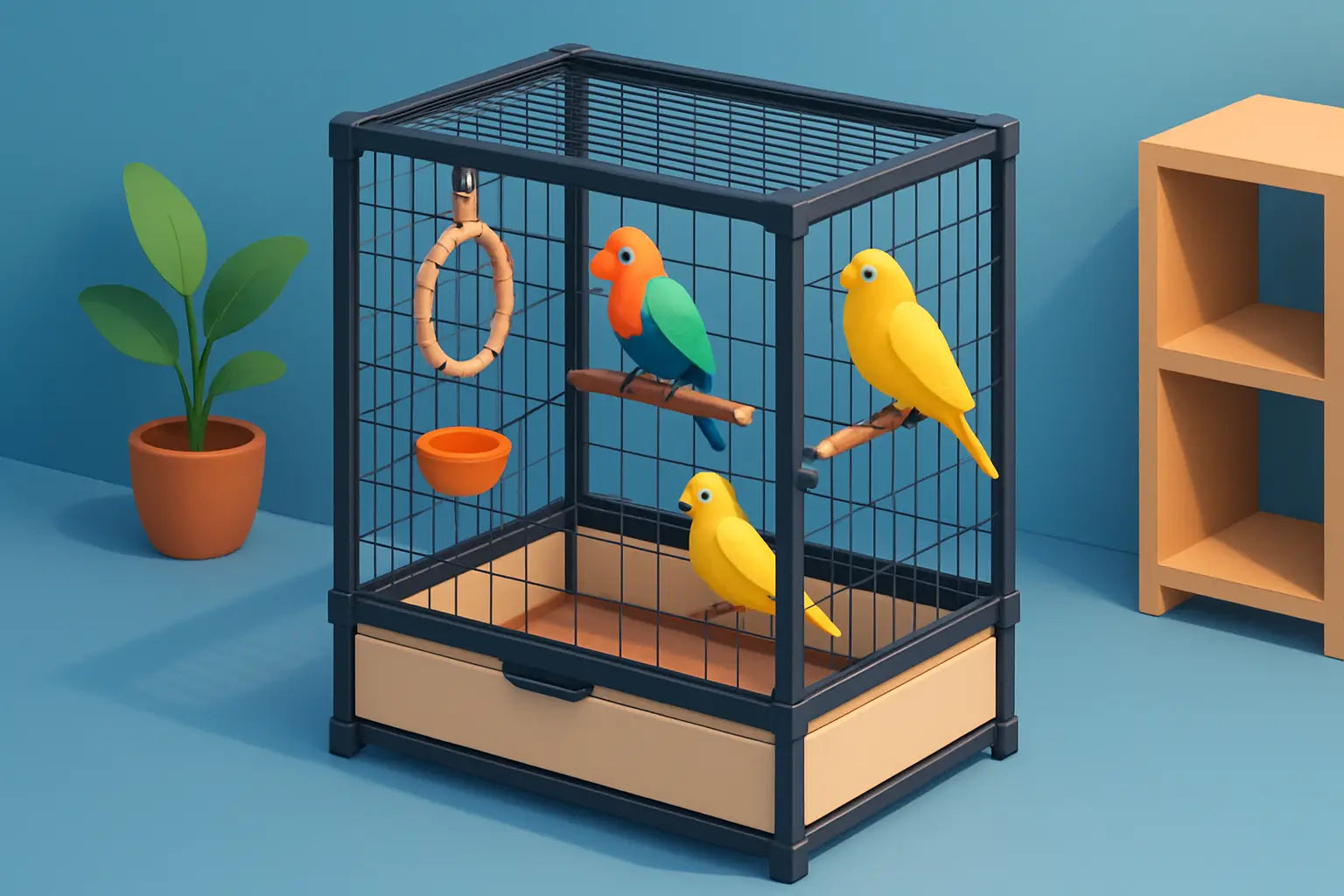 Volière intérieure modulable pour oiseaux: bien choisir