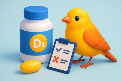 Vitamine D3 pour oiseaux: dosage et erreurs
