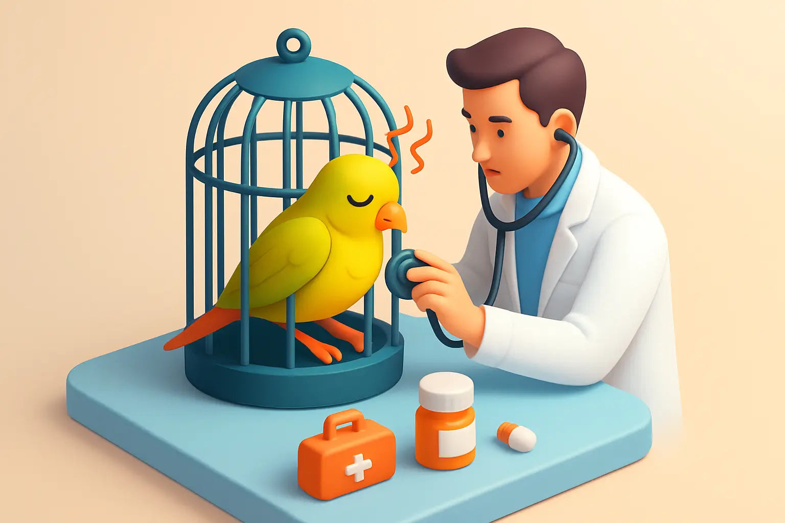 Oiseau malade: signes et quand consulter