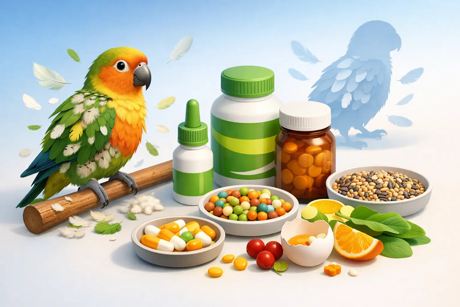 Vitamines pour oiseaux en mue - que donner ?