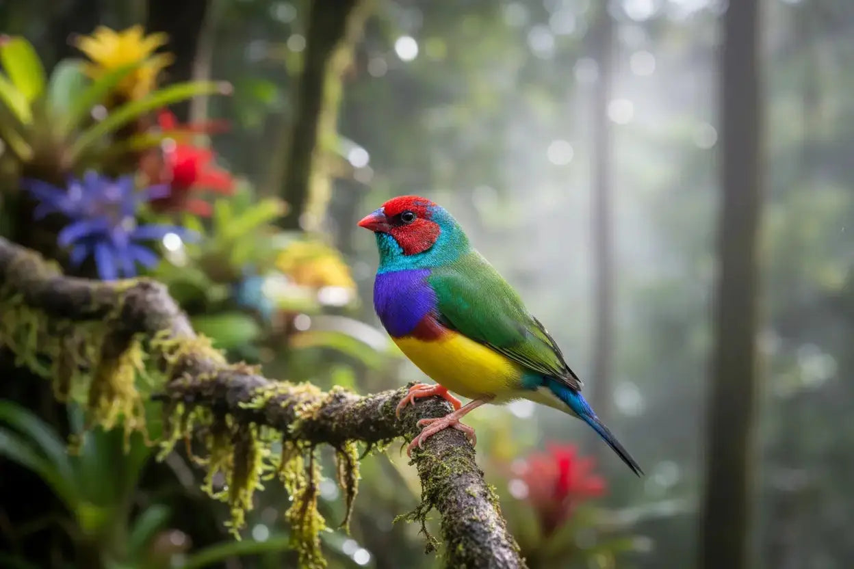 Diamant de Gould : Guide Complet d'Élevage de ce Joyau Australien - BIRD SHOP ORNITHOLOGIE LUXEMBOURG S.A.R.L-S
