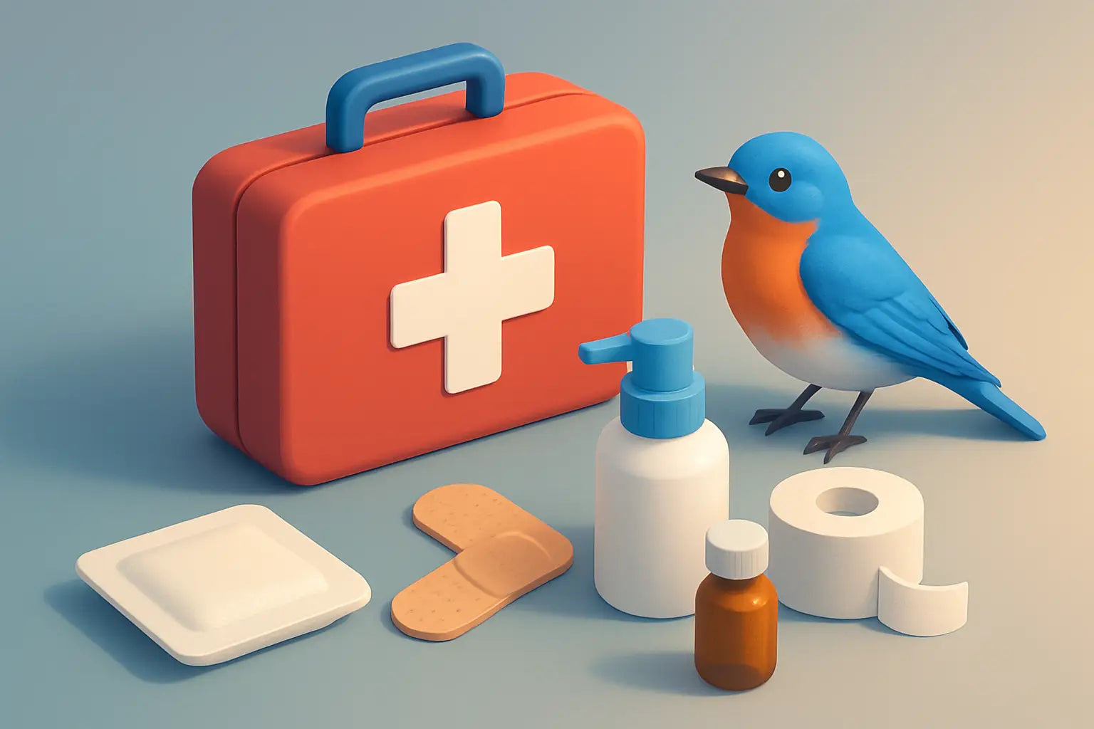 Trousse de premiers soins oiseaux: quoi garder