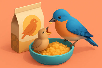 Pâtée d’élevage: quand la donner aux oiseaux?