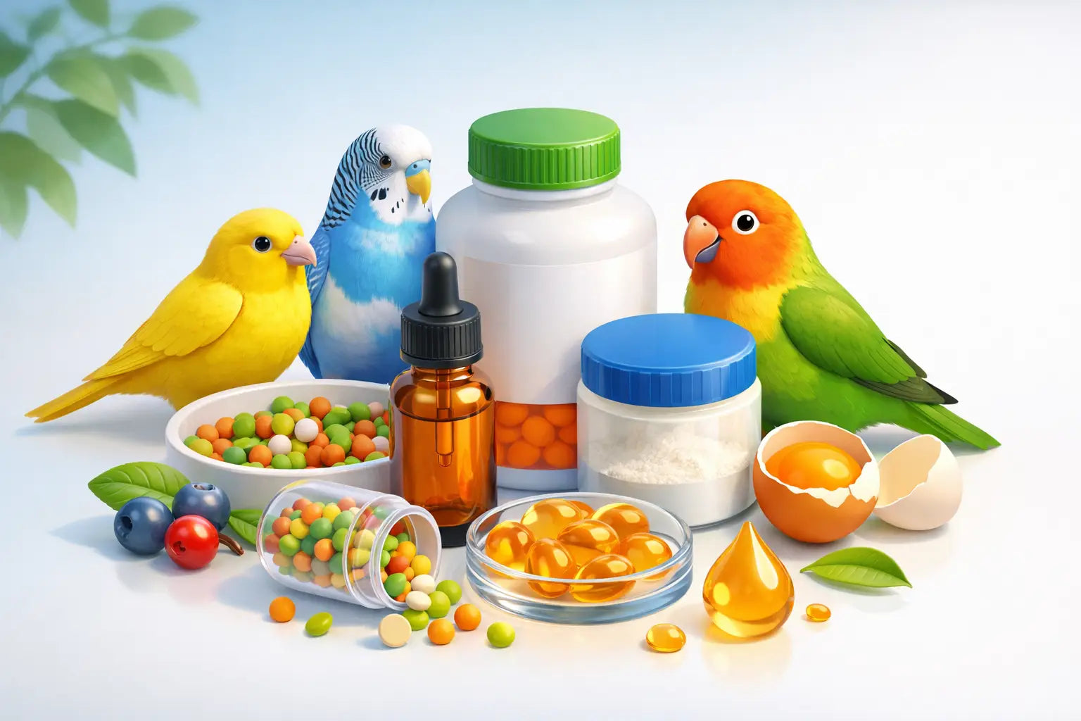 Compléments oiseaux vitamines - bien les choisir