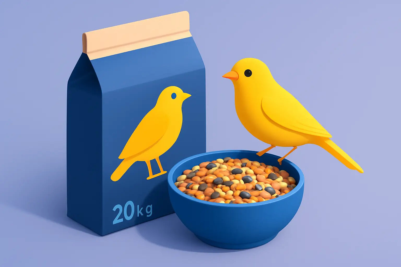 Mélange canaris 20 kg: le choix premium