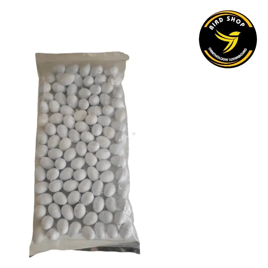 100 Oeufs factices pour exotiques - BIRD SHOP ORNITHOLOGIE LUXEMBOURG S.A.R.L-S