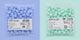 100 faux œufs en plastique colorés (bleu / vert-bleu) 2GR Art. 010/C 2GR