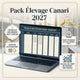 Pack Élevage Canari 2027 – Tableau Excel Automatisé & Guide Pro BIRD SHOP ORNITHOLOGIE LUXEMBOURG