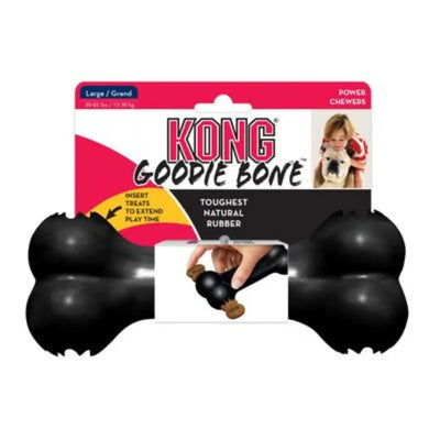 Kong extreme goodie bone noir L - 22x6x9cm - BIRD SHOP ORNITHOLOGIE LUXEMBOURG 