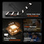 2025 Spider Farmer® Boîte de culture automatisée Set complet – 150×150×200 cm pour 9 plantes | G 1000W Lampe à LED à spectre complet SPIDER FARMER