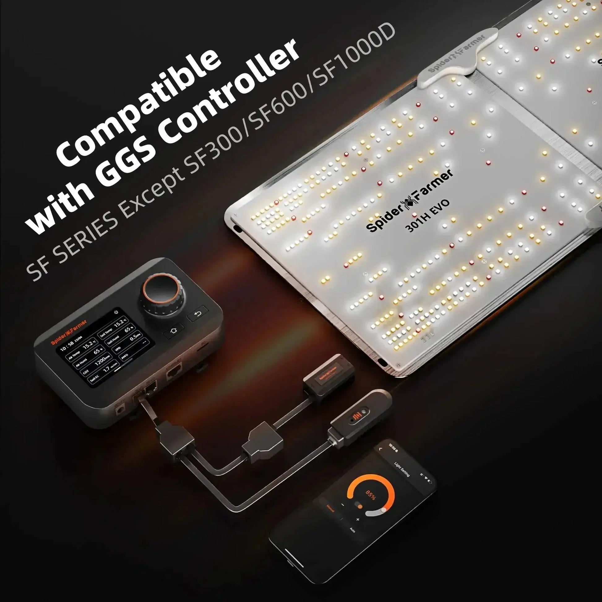 2025 La plus récente version Spider Farmer SF2000Pro Samsung LM301H EVO LED Pflanzenlampe pour 3 plantes - BIRD SHOP ORNITHOLOGIE LUXEMBOURG S.A.R.L-S