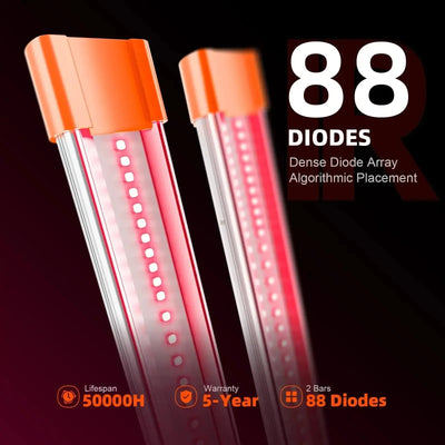 2025 Le plus récent ensemble de barres lumineuses LED Spider Farmer UV30 et IR16 (60cm) - Supplément UV et infrarouge amélioré pour les plantes SPIDER FARMER