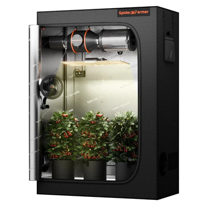 2025 Spider Farmer® 120x60x180cm Kit complet de tente de culture丨SF2000 301H EVO Lampe de culture LED à spectre complet SPIDER FARMER