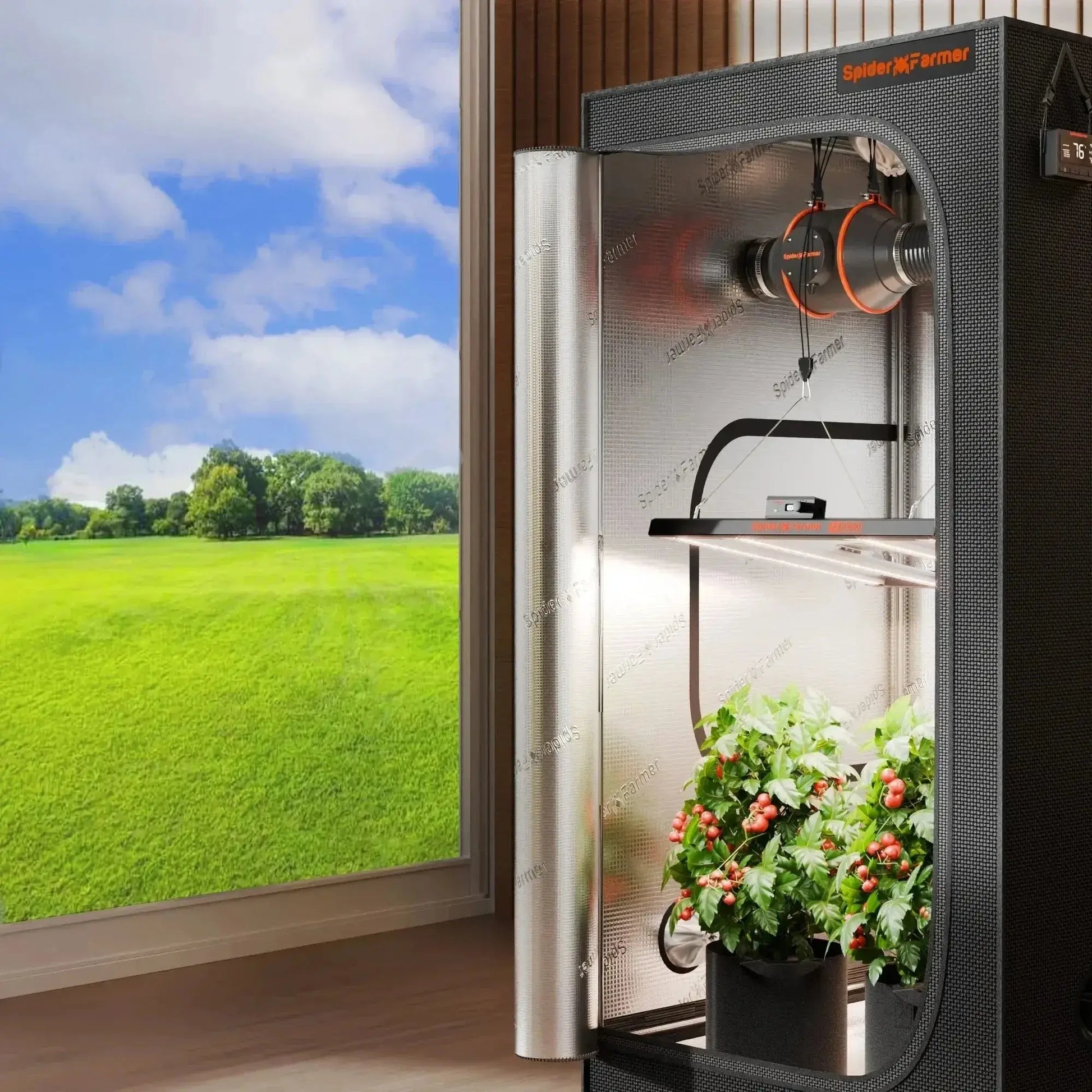 2025 Spider Farmer® G3000 300W WiFi & Bluetooth Lampe de culture LED contrôlée par l’application Spectre complet Dimmable Pflanzenlampe, pour tente de culture 60x60cm - 90x90cm - BIRD SHOP ORNITHOLOGIE LUXEMBOURG S.A.R.L-S