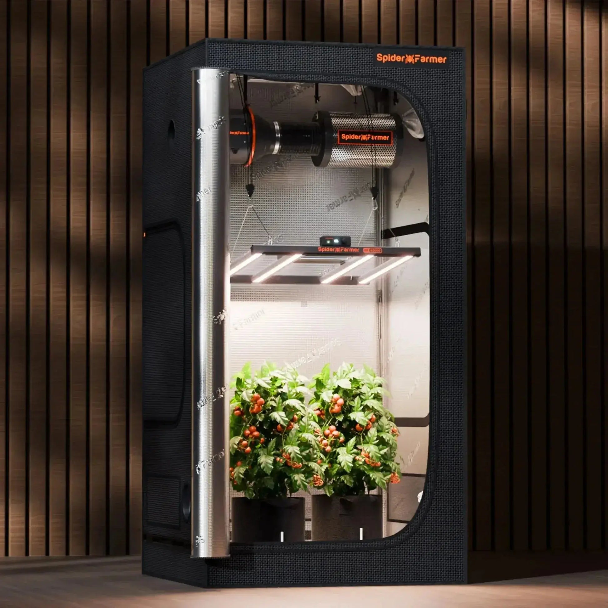 2025 Spider Farmer® G3000 300W WiFi & Bluetooth Lampe de culture LED contrôlée par l’application Spectre complet Dimmable Pflanzenlampe, pour tente de culture 60x60cm - 90x90cm - BIRD SHOP ORNITHOLOGIE LUXEMBOURG S.A.R.L-S