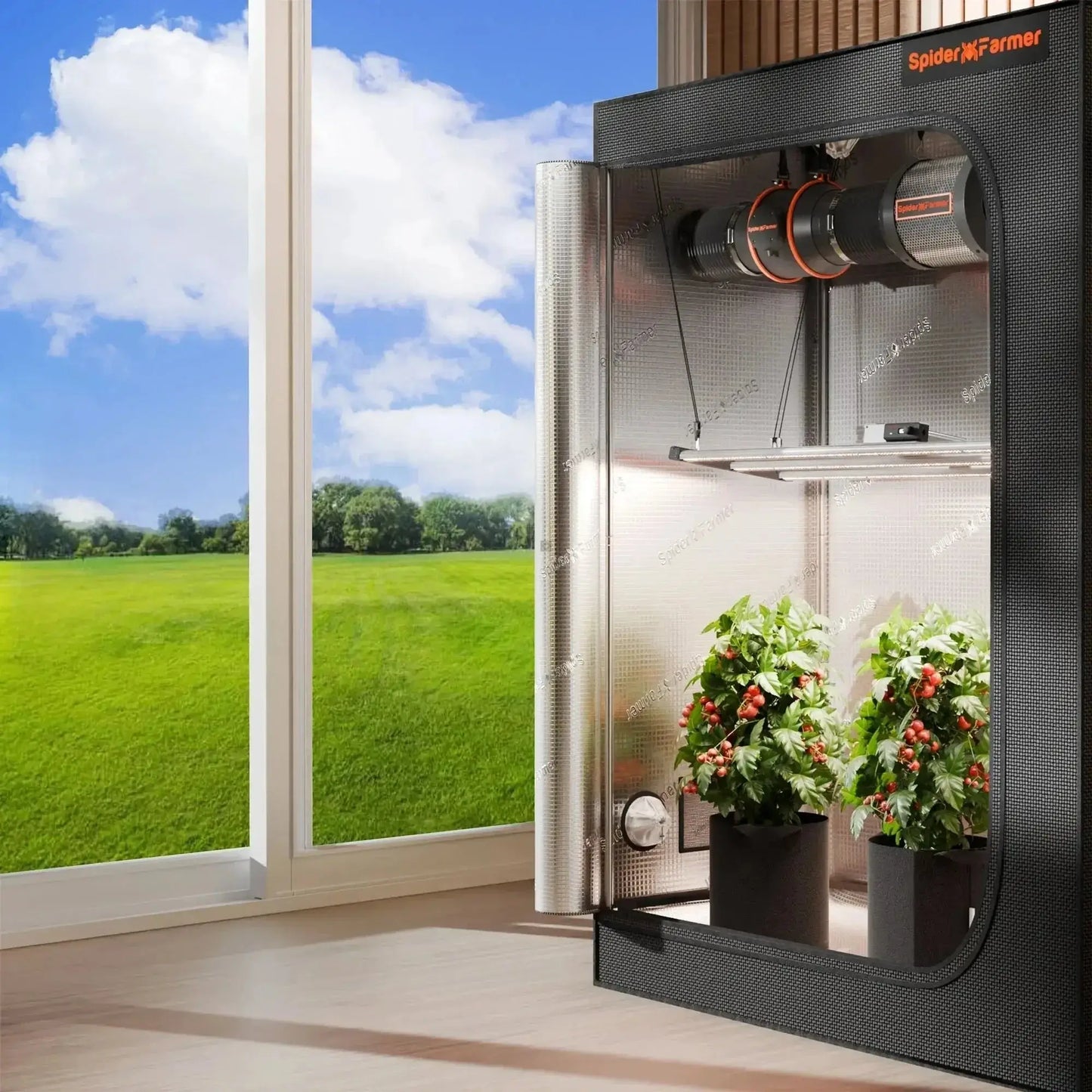 2025 Spider Farmer® G4500 320W WiFi & Bluetooth App-controlled LED Grow Light Full Spectrum Dimmable Pflanzenlampe, pour tente de culture 70x140cm - BIRD SHOP ORNITHOLOGIE LUXEMBOURG S.A.R.L-S